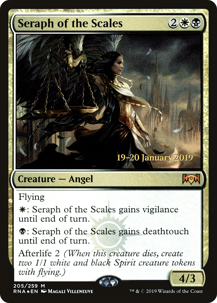 Seraph of the Scales (PRNA-205S) - Ravnica Allegiance Promos Foil