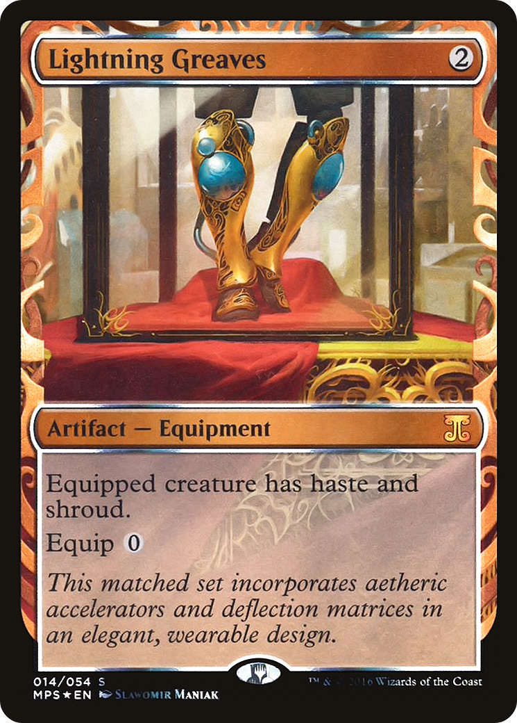 Lightning Greaves (MPS-014) - Kaladesh Inventions Foil