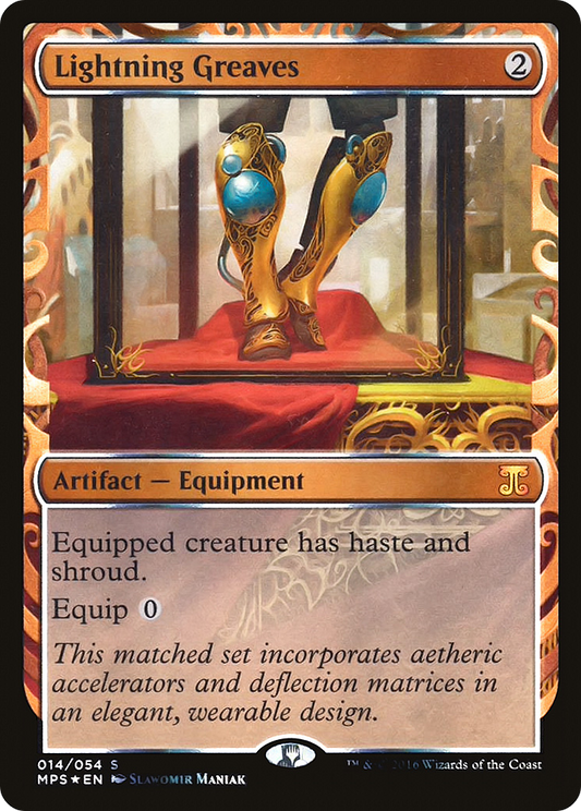 Lightning Greaves (MPS-014) - Kaladesh Inventions Foil