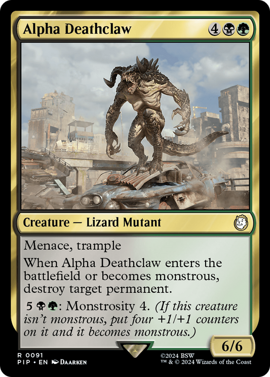 Alpha Deathclaw (PIP-091) - Fallout Foil