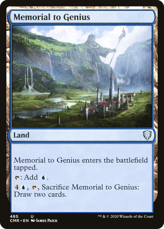 Memorial to Genius (CMR-485) - Commander Legends