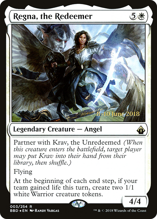 Regna, the Redeemer (LARP-003) - Battlebond Promos Foil