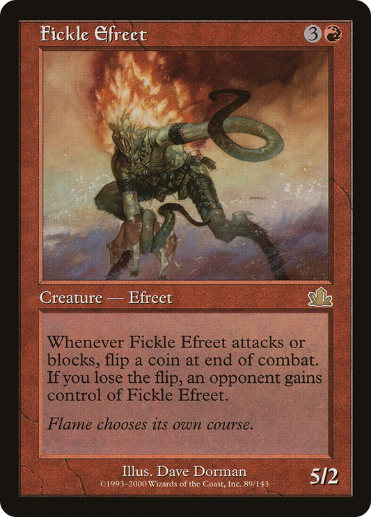 Fickle Efreet (PCY-089) - Prophecy Foil