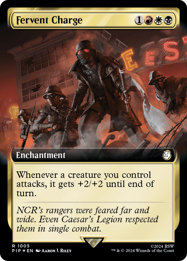 Fervent Charge (PIP-1005) - Fallout: (Extended Art) Foil