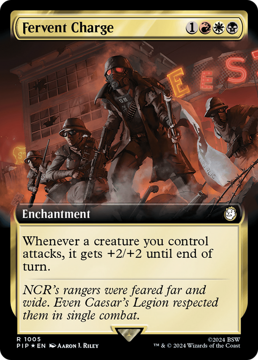 Fervent Charge (PIP-1005) - Fallout: (Extended Art) Foil