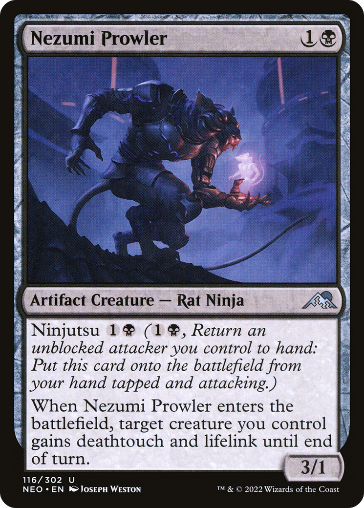 Nezumi Prowler (NEO-116) - Kamigawa: Neon Dynasty Foil