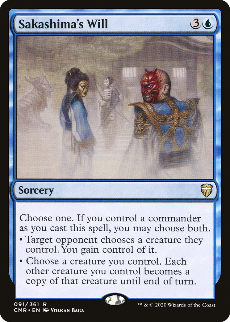 Sakashima's Will (CMR-091) - Commander Legends Foil