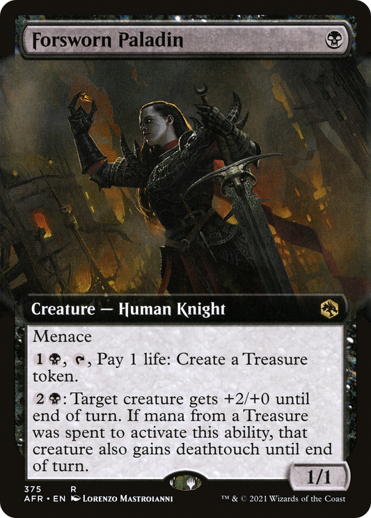 Forsworn Paladin (Extended Art) (AFR-375) - Adventures in the Forgotten Realms: (Extended Art)