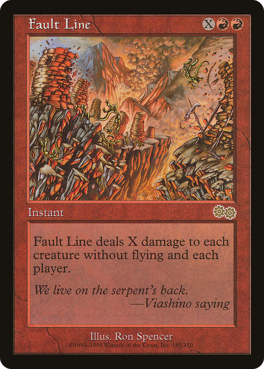 Fault Line (USG-185) - Urza's Saga