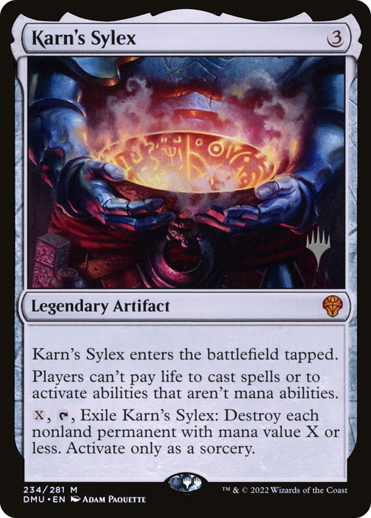 Karn's Sylex (PDMU-234P) - Dominaria United Promos