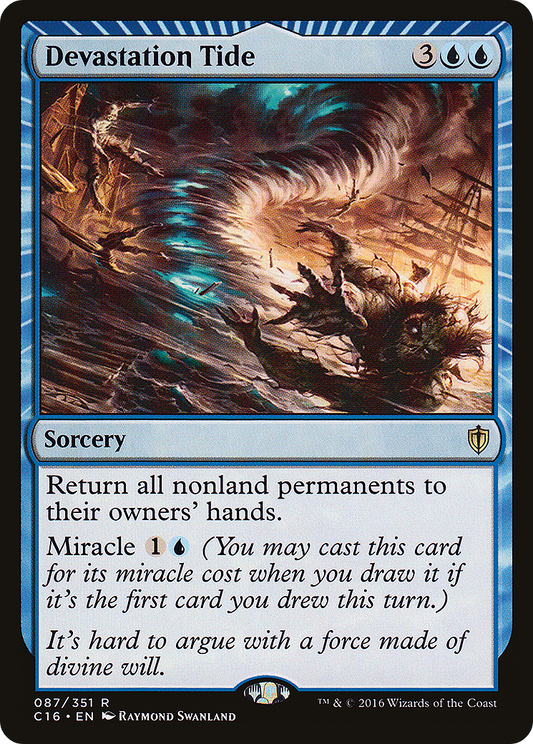 Devastation Tide (C16-087) - Commander 2016: (miracle)