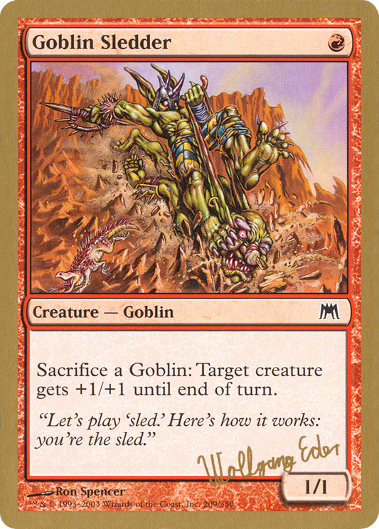 Goblin Sledder (WC03-WE209) - World Championship Decks 2003