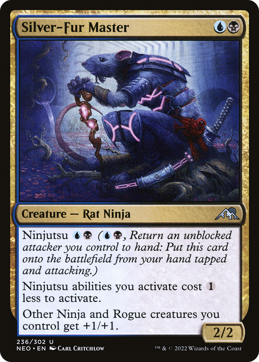 Silver-Fur Master (NEO-236) - Kamigawa: Neon Dynasty Foil