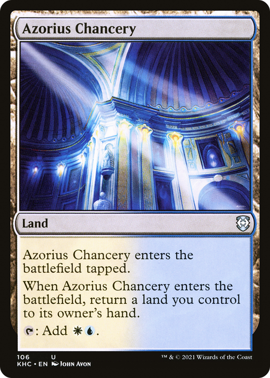 Azorius Chancery (KHC-106) - Kaldheim Commander