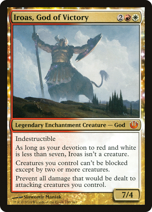 Iroas, God of Victory (JOU-150) - Journey into Nyx: (nyxtouched) Foil