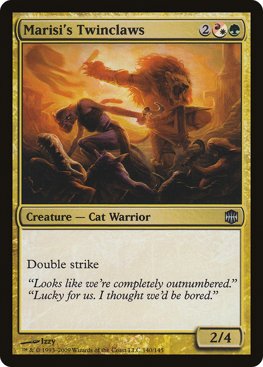 Marisi's Twinclaws (ARB-140) - Alara Reborn Foil