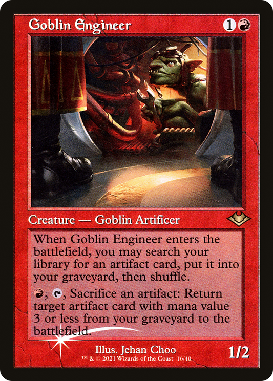 Goblin Engineer (H1R-016) - Modern Horizons 1 Timeshifts Foil