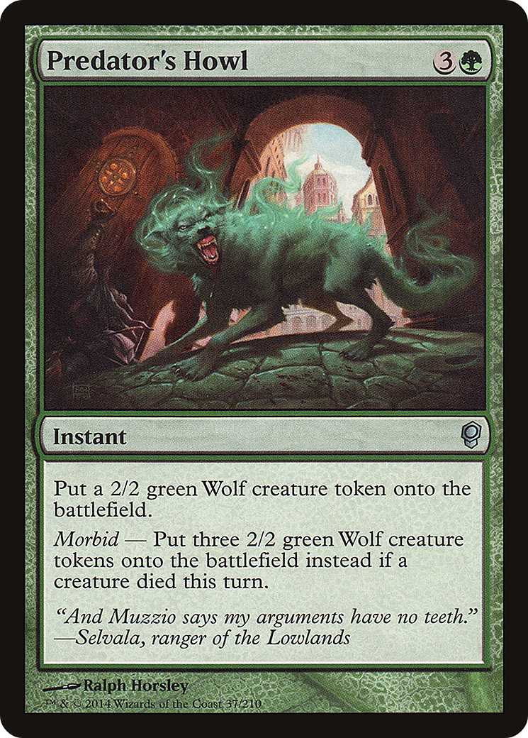 Predator's Howl  (CNS-037) - Conspiracy Foil