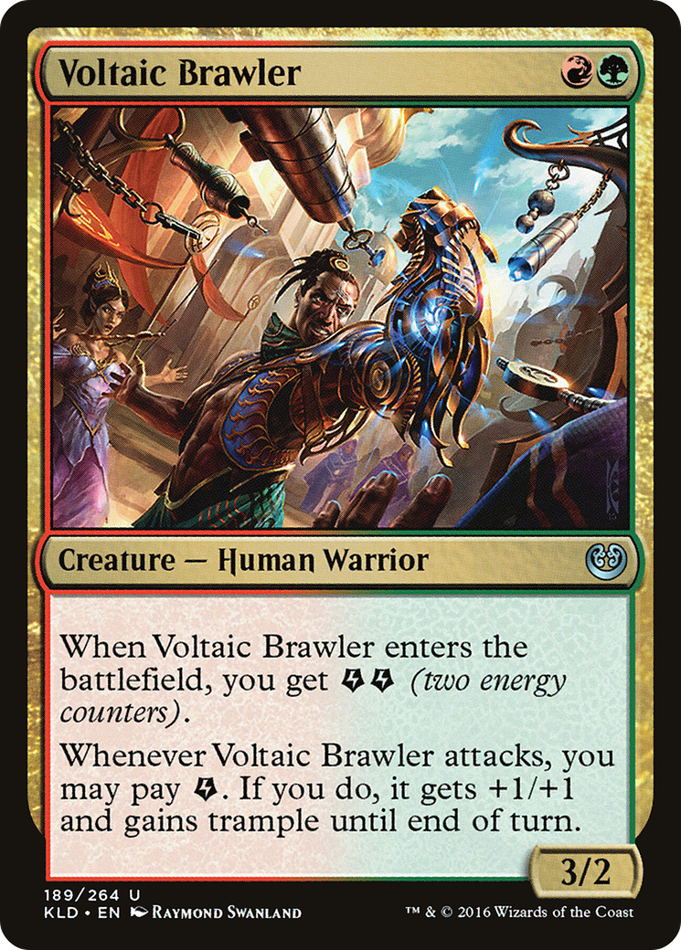 Voltaic Brawler (KLD-189) - Kaladesh Foil