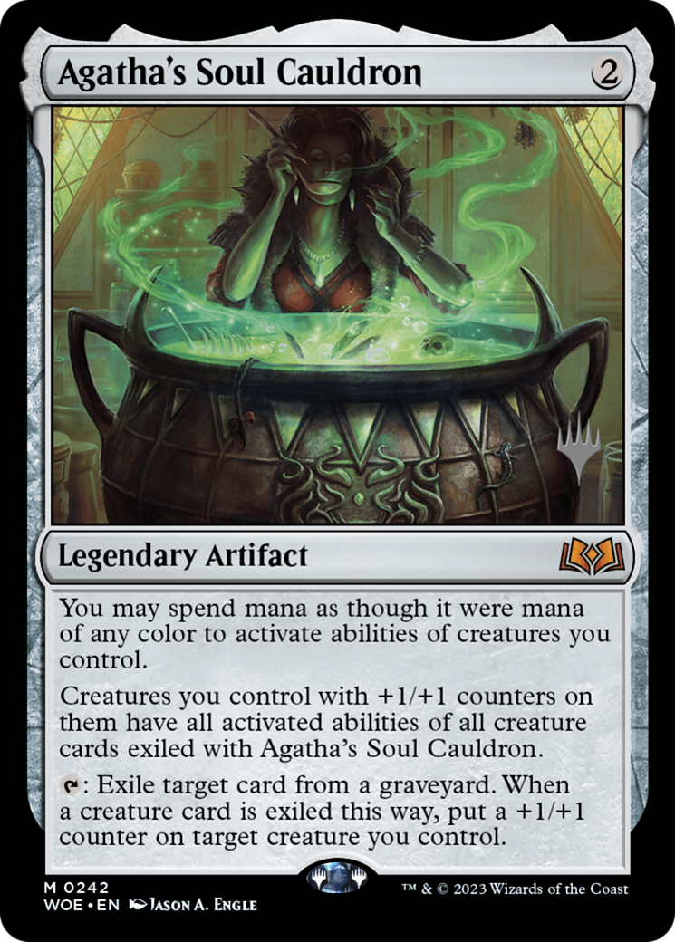 Agatha's Soul Cauldron (PPWOE-242) - Wilds of Eldraine Promos Foil (Promo Pack)