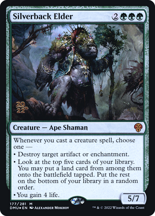 Silverback Elder (PDMU-177S) - Dominaria United Promos Foil