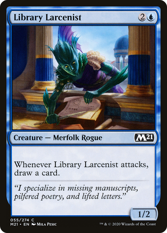 Library Larcenist (M21-055) - Core Set 2021