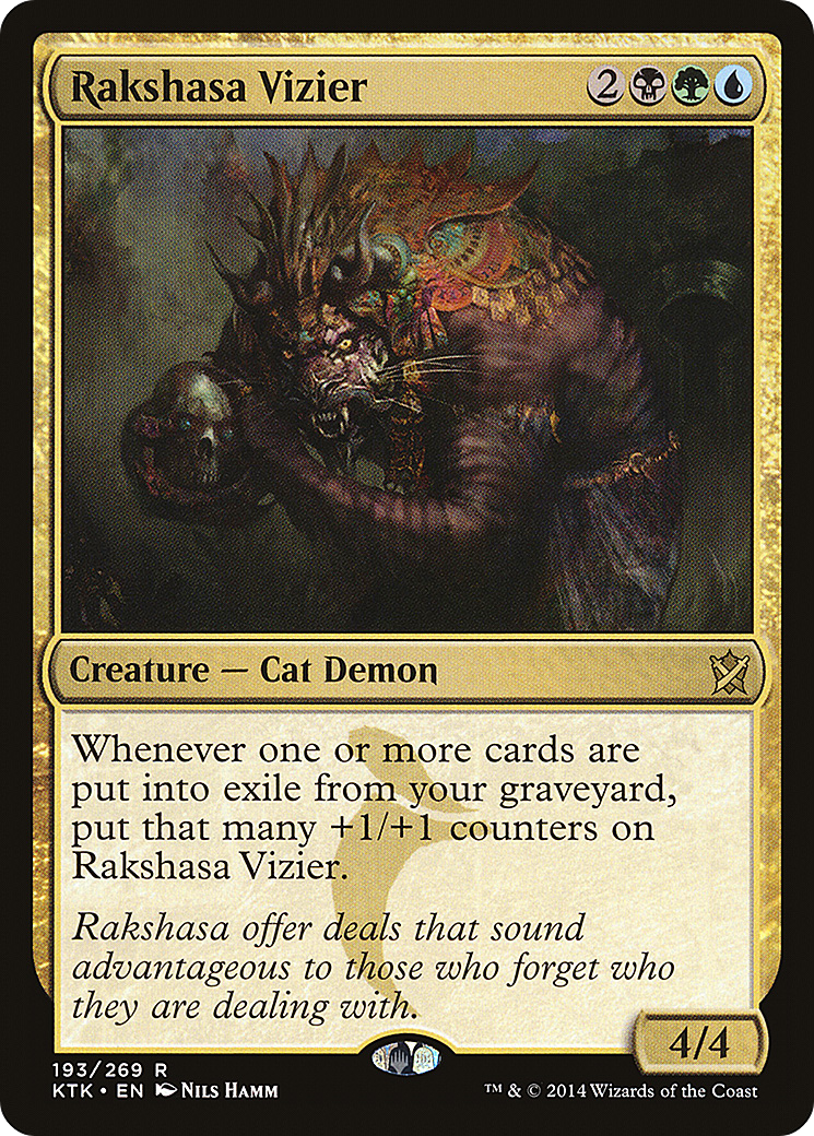 Rakshasa Vizier (KTK-193) - Khans of Tarkir