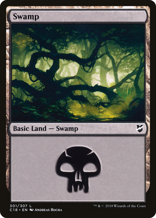 Swamp (C18-301) - Commander 2018