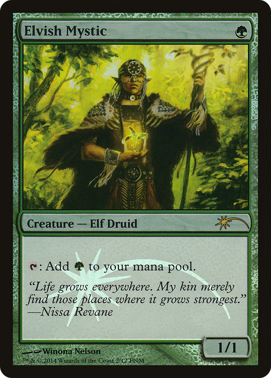 Elvish Mystic (F14-002) - Friday Night Magic 2014 Foil