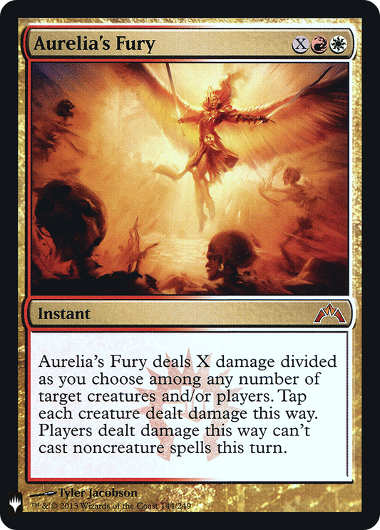 Aurelia's Fury (LIST-GTC-144) - The List Foil