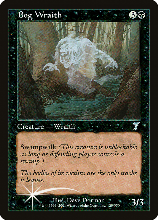 Bog Wraith (7ED-123★) - Seventh Edition Foil