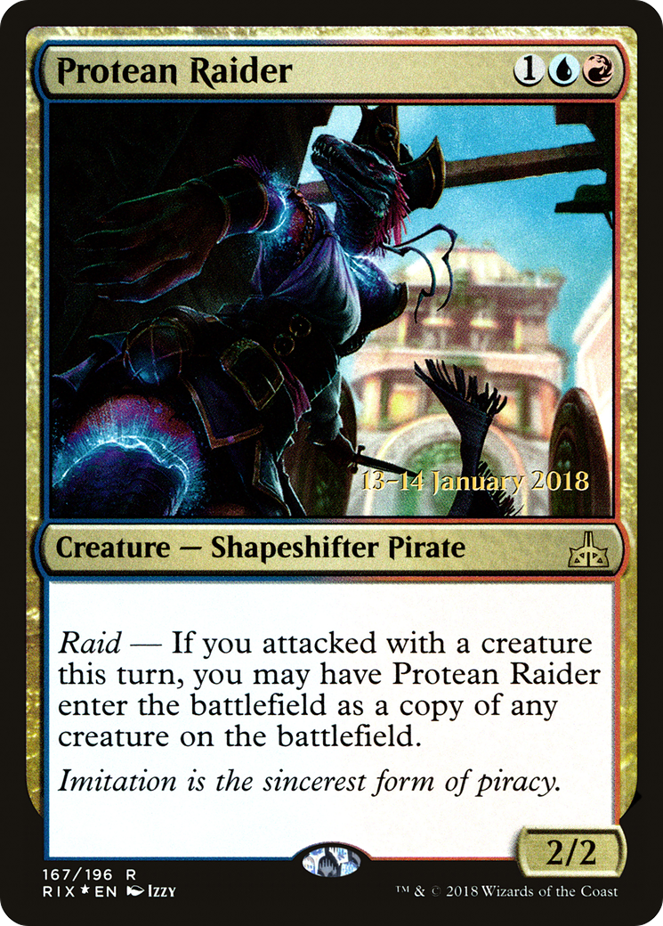 Protean Raider (PRE-167S) - Rivals of Ixalan Promos (Prerelease) Foil