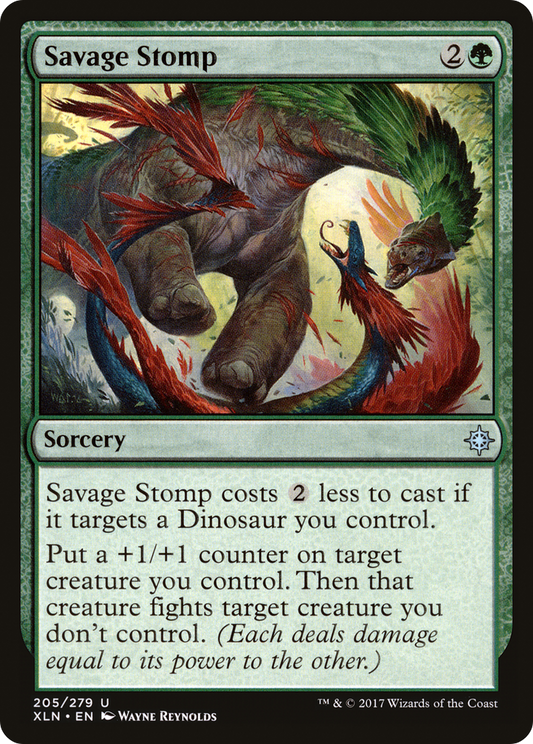 Savage Stomp (XLN-205) - Ixalan Foil