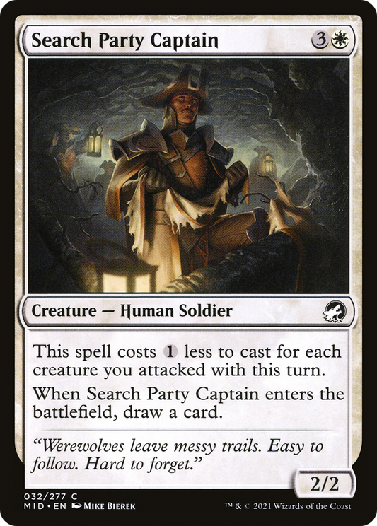 Search Party Captain (MID-032) - Innistrad: Midnight Hunt Foil