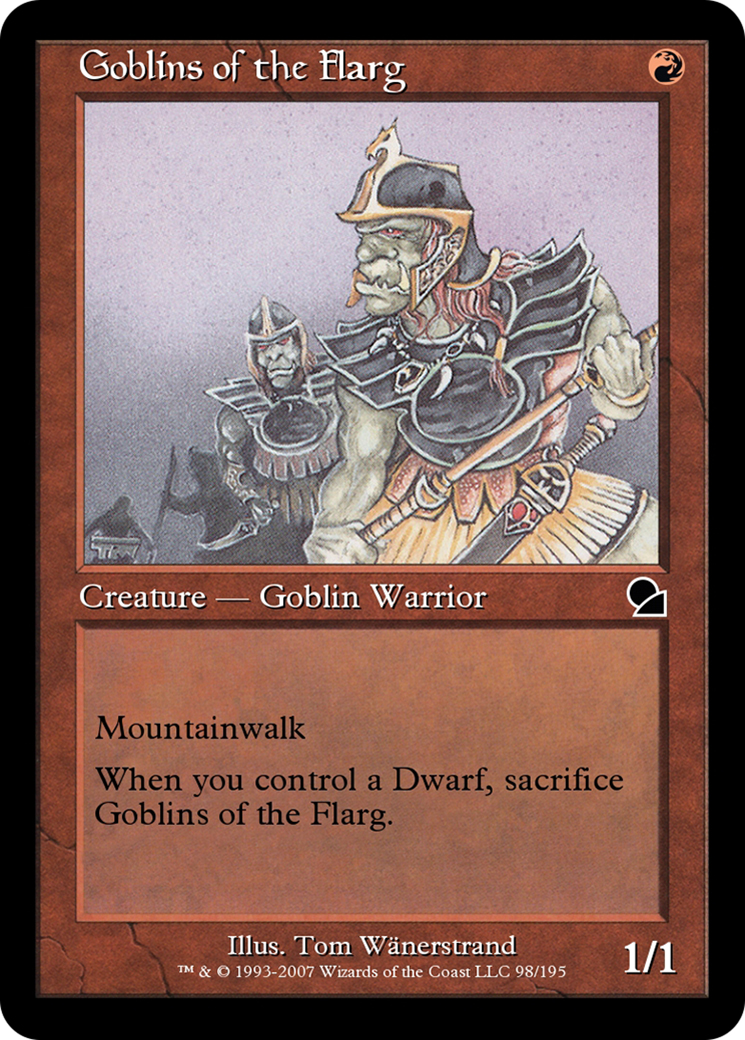 Goblins of the Flarg (ME1-098) - Masters Edition Foil