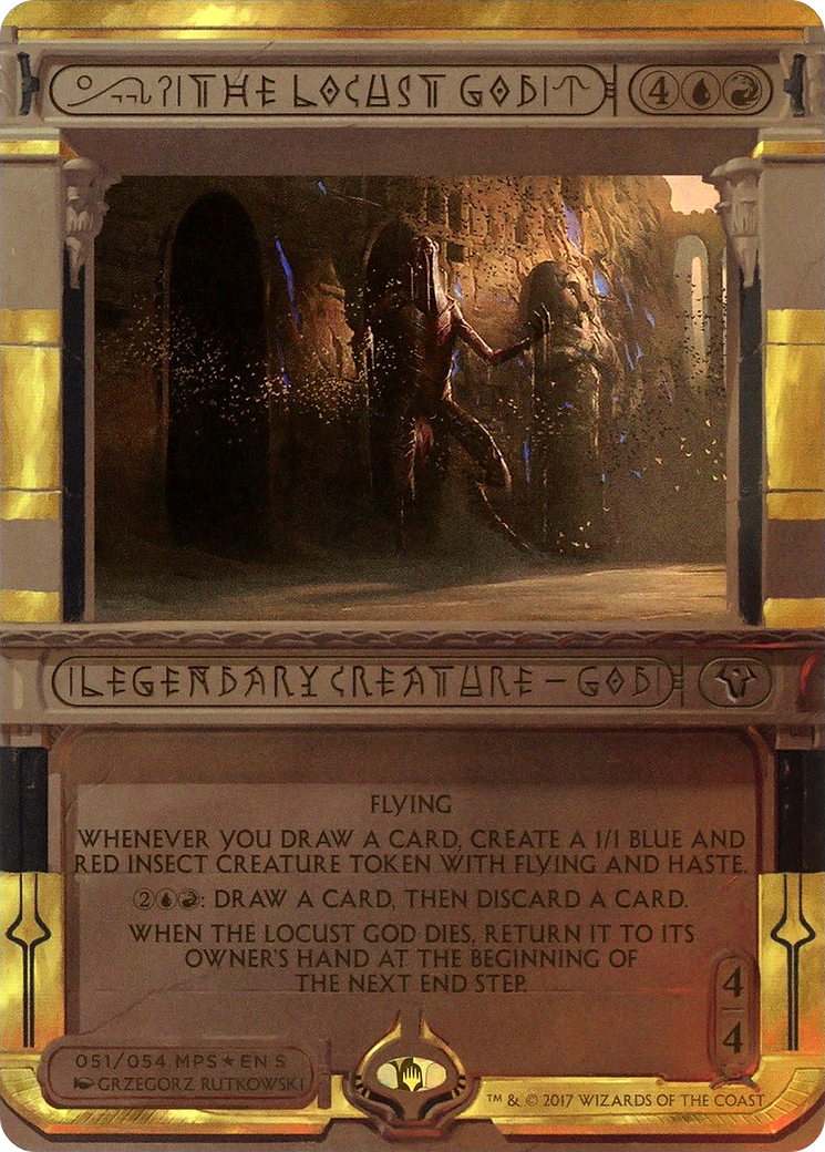 The Locust God (MP2-051) - Amonkhet Invocations (Borderless) Foil