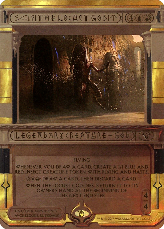 The Locust God (MP2-051) - Amonkhet Invocations (Borderless) Foil