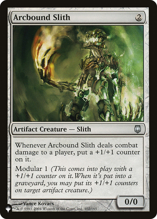 Arcbound Slith (LIST-DST-102) - The List