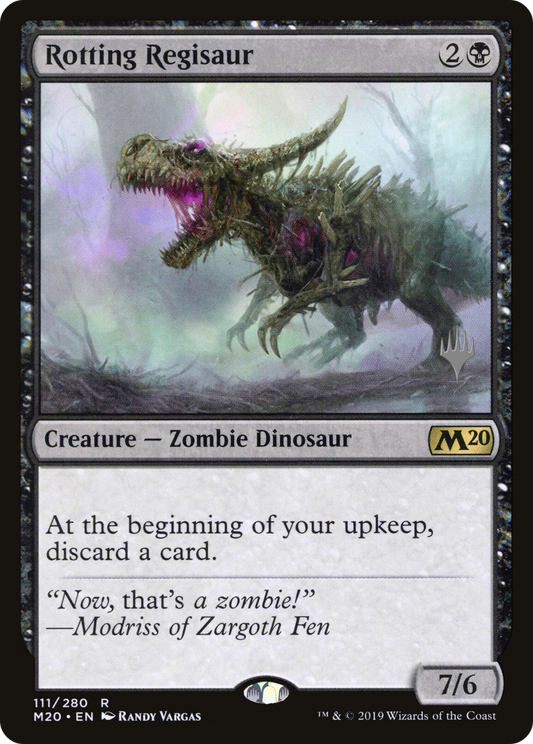 Rotting Regisaur (PM20-111P) - Core Set 2020 Promos Foil