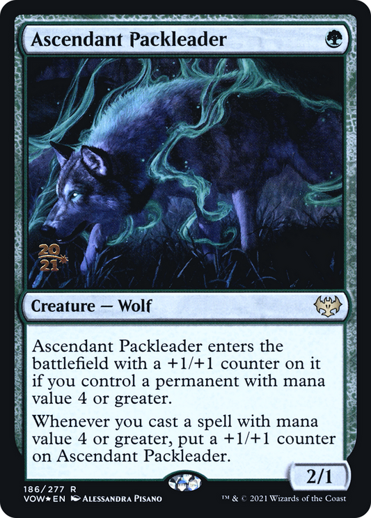Ascendant Packleader (PRE-186S) - Innistrad: Crimson Vow Promos (Prerelease) Foil