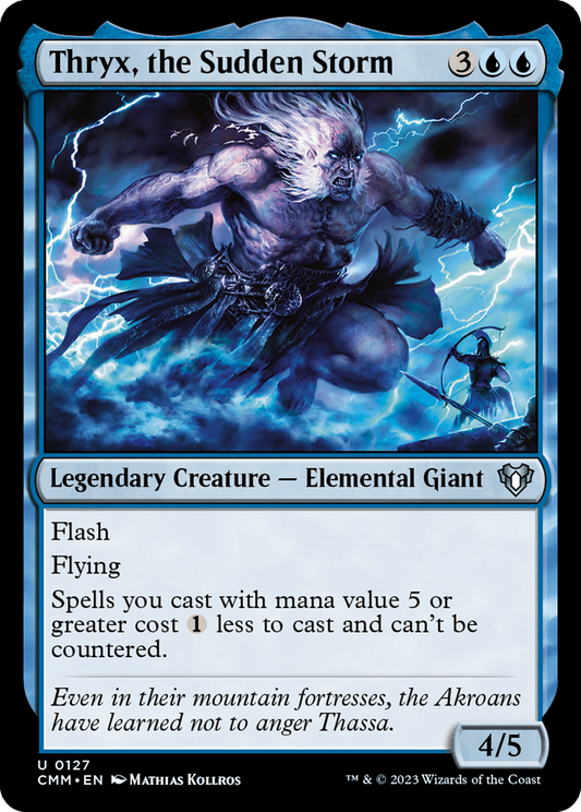 Thryx, the Sudden Storm (CMM-127) - Commander Masters