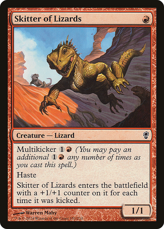 Skitter of Lizards (CNS-151) - Conspiracy Foil