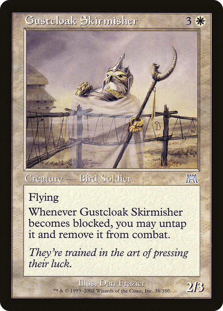 Gustcloak Skirmisher (ONS-038) - Onslaught Foil