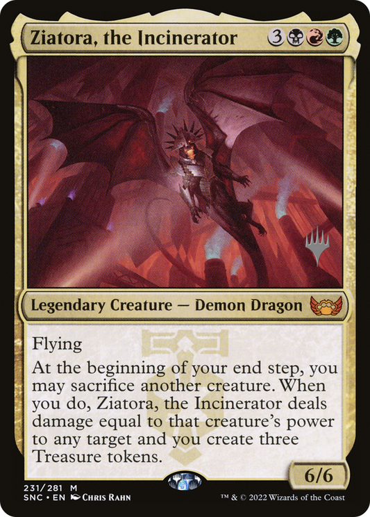 Ziatora, the Incinerator (PSNC-231P) - Streets of New Capenna Promos