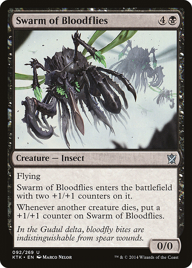 Swarm of Bloodflies (KTK-092) - Khans of Tarkir