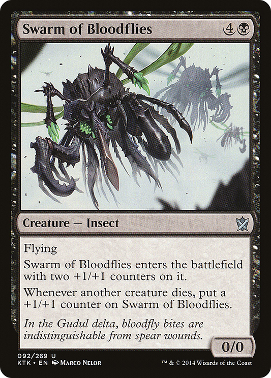 Swarm of Bloodflies (KTK-092) - Khans of Tarkir Foil