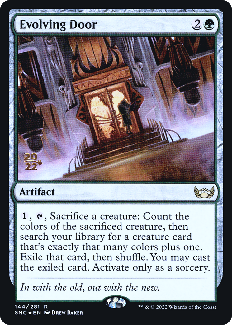 Evolving Door (PSNC-144S) - Streets of New Capenna Promos Foil