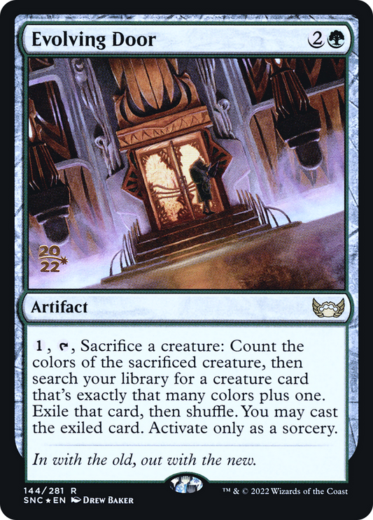 Evolving Door (PSNC-144S) - Streets of New Capenna Promos Foil