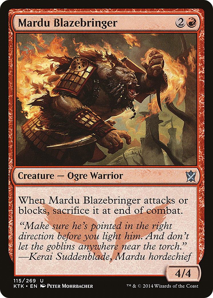 Mardu Blazebringer (KTK-115) - Khans of Tarkir Foil