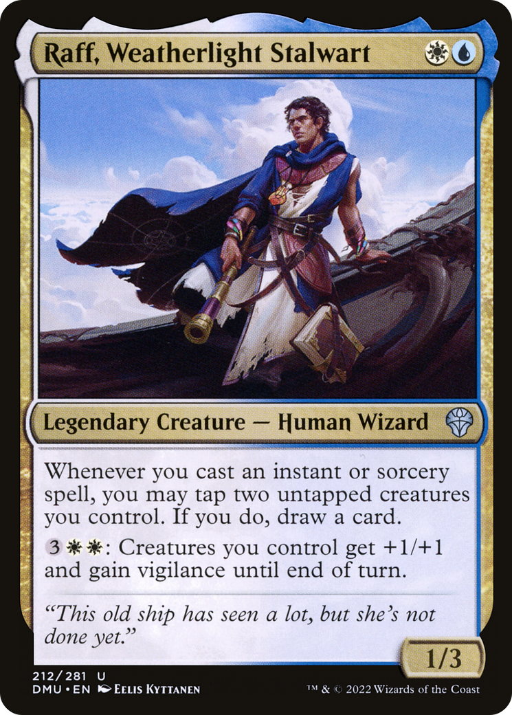 Raff, Weatherlight Stalwart (DMU-212) - Dominaria United Foil